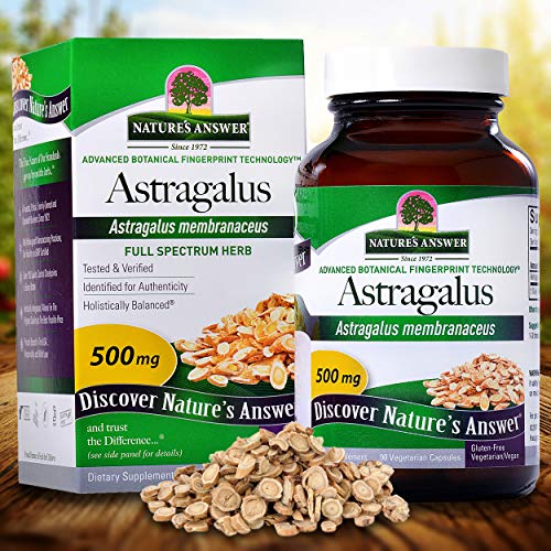 Natures Answer Astragalus Root, 90-Count