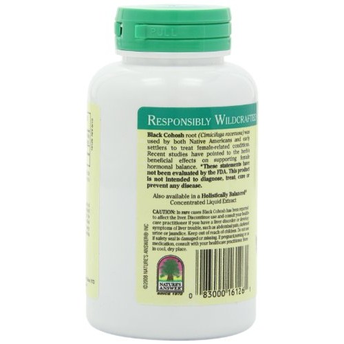 Natures Answer Black Cohosh Root, 90-Count
