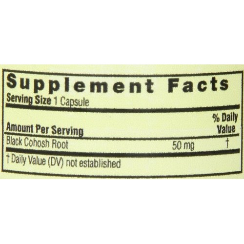 Natures Answer Black Cohosh Root, 90-Count