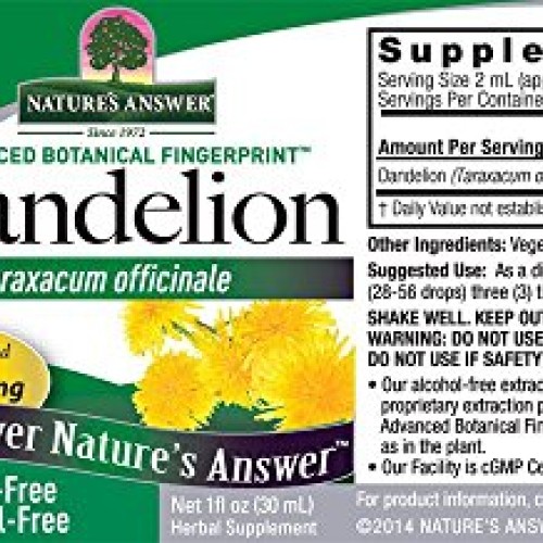 Natures Answer, Dandelion, 1 Fl Oz