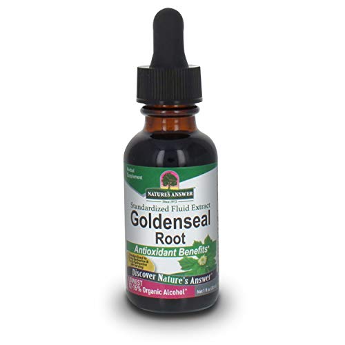Natures Answer Goldenseal Root with Organic Alcohol 1 Fluid Ounc...