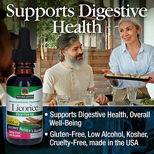 Natures Answer Licorice Root Liquid Supplement 1 Fluid Ounce | D...