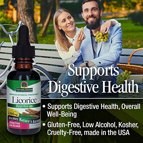 Natures Answer Licorice Root Liquid Supplement 1 Fluid Ounce | D...