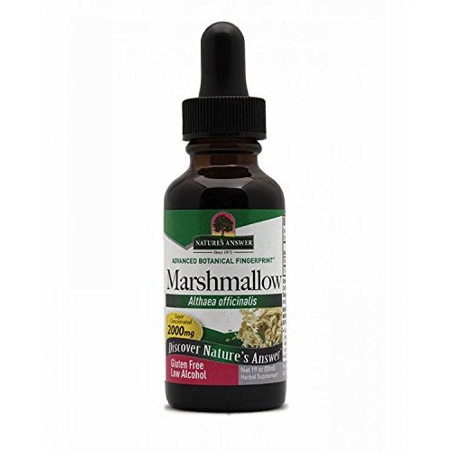Natures Answer Marshmallow Root with Organic Alcohol, 1-Fluid Ounce