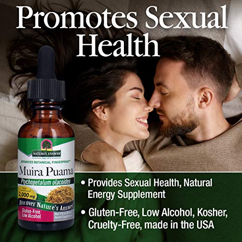Natures Answer Muira Puama Root with Organic Low Alcohol 1 Fluid...