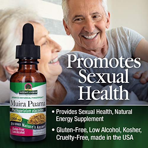 Natures Answer Muira Puama Root with Organic Low Alcohol 1 Fluid...