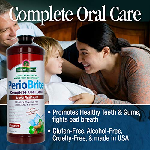 Natures Answer Periobrite Cinamint All-Natural Mouthwash| Promot...