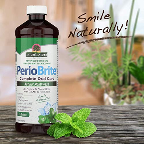 Natures Answer Periobrite Wintermint All-Natural Mouthwash | Pro...