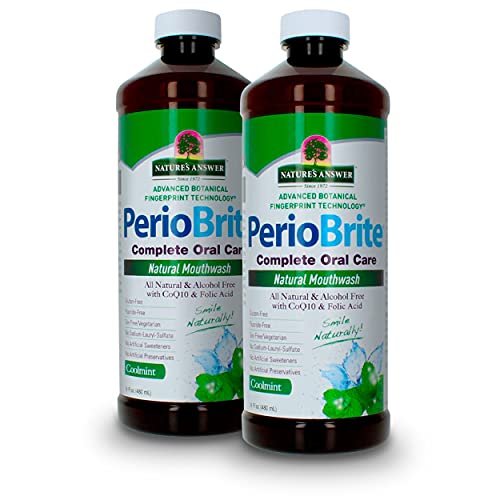 Natures Answer Periobrite Wintermint All-Natural Mouthwash | Pro...