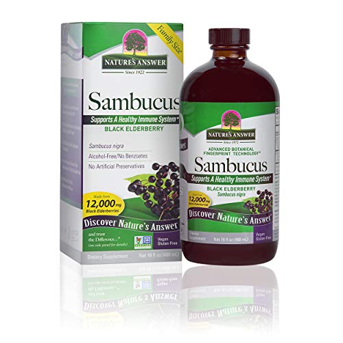 Natures Answer Sambucus Dietary Supplement, Original for Daily I...