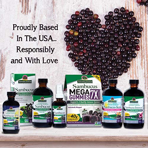 NatureS Answer Sambucus Mega Gummies 7x 30 Gummies