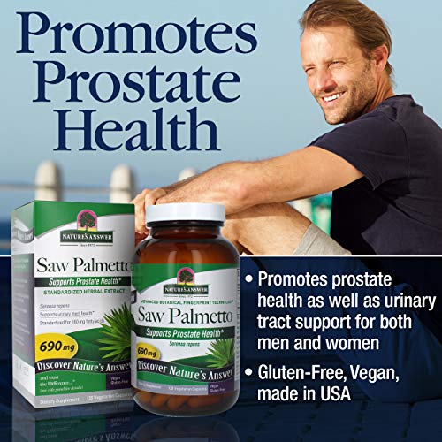 Natures Answer Saw Palmetto Prostate Supplement Extract Vegetari...