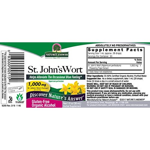 Natures Answer Valerian Root with Organic Low Alcohol 1 Ounce | ...