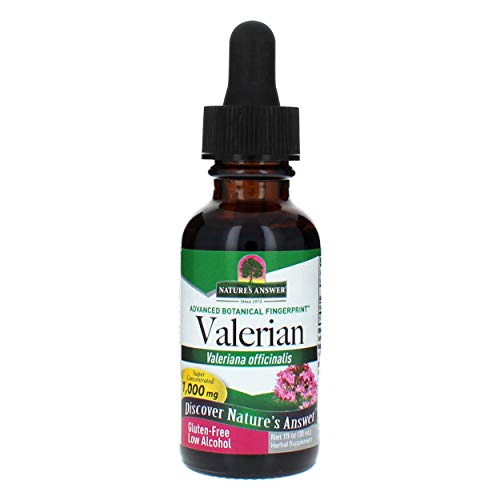 Natures Answer Valerian Root with Organic Low Alcohol 1 Ounce | ...