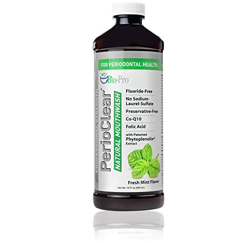 PerioClear Alcohol Free Mouthwash 16oz | Naturally Whitens Teeth ...