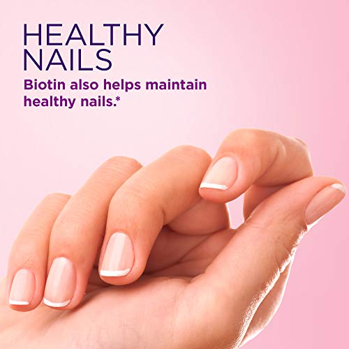 Hair Skin and Nails Vitamins with Biotin & Vitamin C by Natures ...