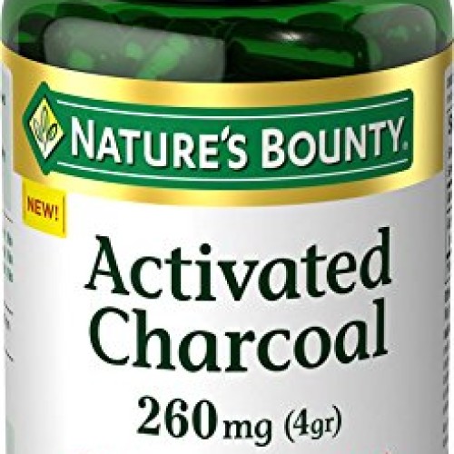 Natures Bounty Activated Charcoal, 260 Mg, 100 Count