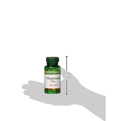Natures Bounty Magnesium 500 mg Tablets 100 ea
