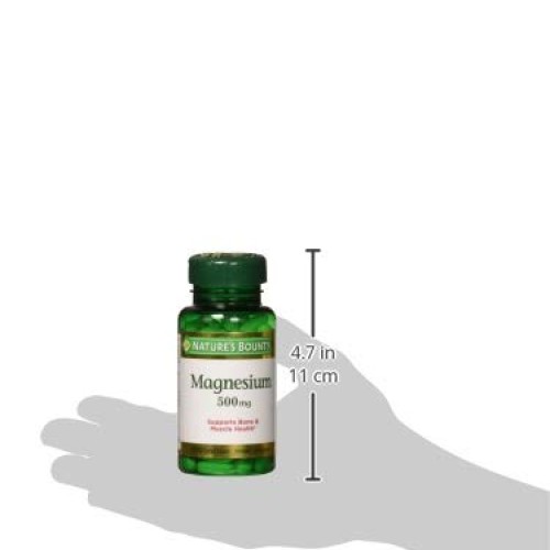 Natures Bounty Magnesium 500 mg Tablets 100 ea