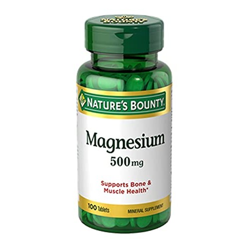 Natures Bounty Magnesium 500 mg Tablets 100 ea