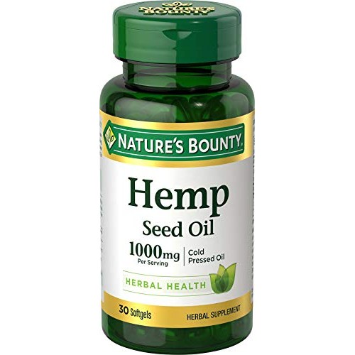 Natures Bounty Natures bounty Hemp Seed Oil, Cold Pressed Oil 1...