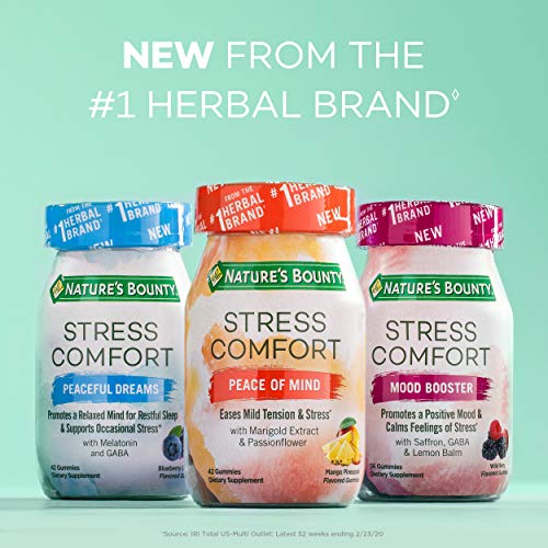 Natures Bounty Natures bounty Stress Comfort Mood Booster 100 G...