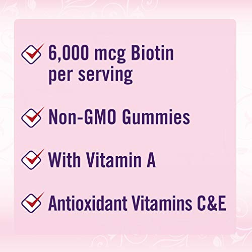 Natures Bounty Optimal Solutions Advanced Hair, Strawberry, 200 ...
