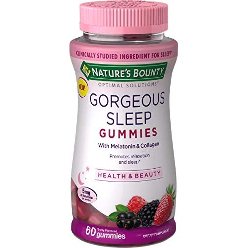 Natures Bounty Optimal Solutions Gorgeous Sleep Melatonin 5mg Gu...