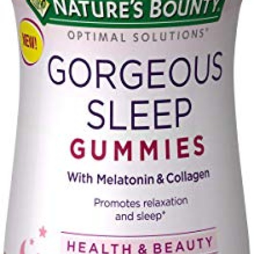 Natures Bounty Optimal Solutions Gorgeous Sleep Melatonin 5mg Gu...
