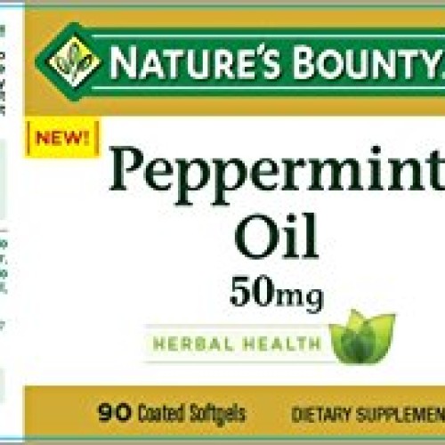 Natures Bounty Peppermint Oil Pills and Herbal Health Supplement...