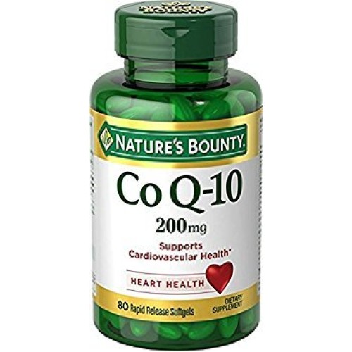 Set of 2 Natures Bounty Co Q-10 200 mg, 80 Tablets