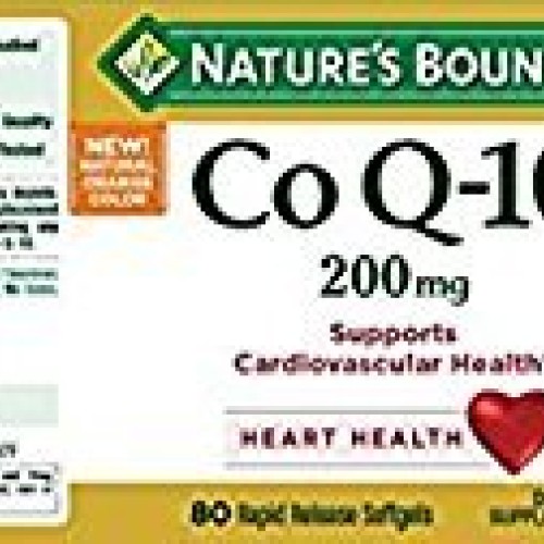 Set of 2 Natures Bounty Co Q-10 200 mg, 80 Tablets