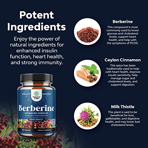 Balancing Berberine Plus 1200mg Complex - Antioxidant Berberine w...