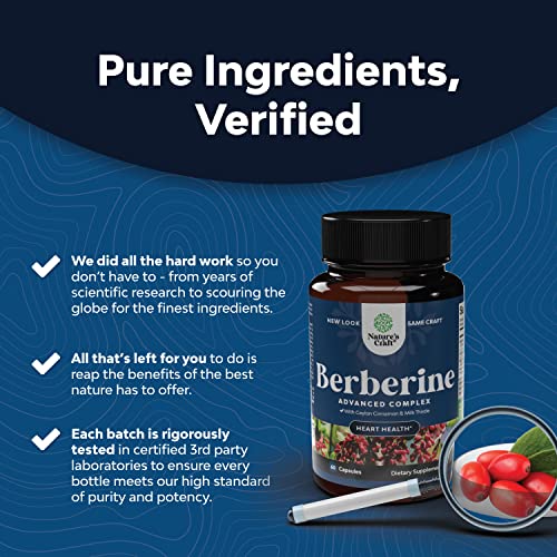 Balancing Berberine Plus 1200mg Complex - Antioxidant Berberine w...