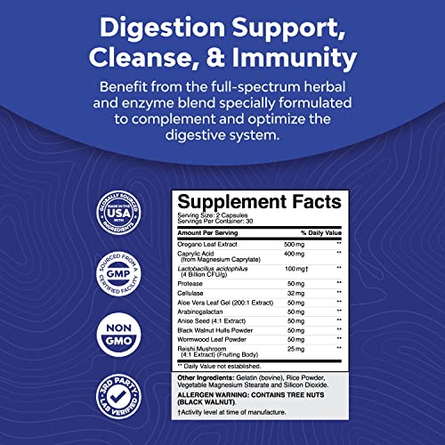 Daily Cleanse Gut Health Supplement - Gut Cleanse Probiotic Suppl...