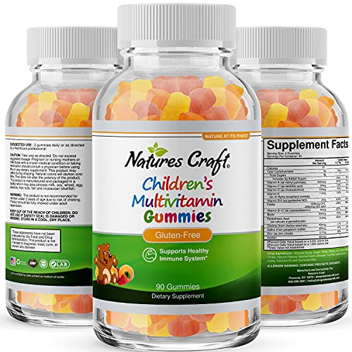 Gummy Vitamins for Kids Immune Support - Natural Childrens Vitam...