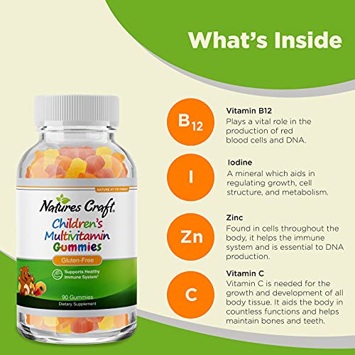 Gummy Vitamins for Kids Immune Support - Natural Childrens Vitam...