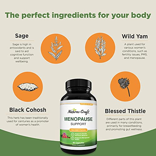 Herbal Complex Menopause Supplements for Women - Natural Hormone ...