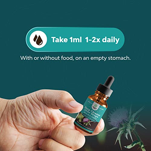 Liver Support Milk Thistle Tincture - Milk Thistle Liquid Herbal ...