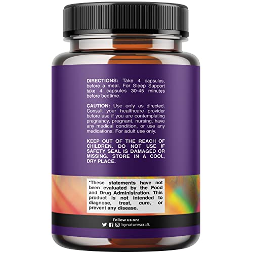 Magnesium Glycinate 400mg Mineral Supplement - Calming Magnesium ...