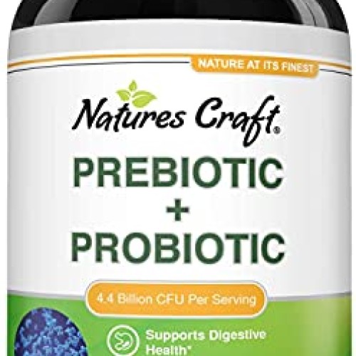 Prebiotics and Probiotics Gut Health Supplement - Super Potent Di...