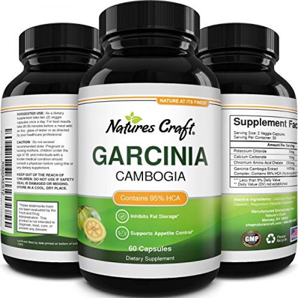 Pure Garcinia Cambogia Extract Supplement - Best Fast Acting Natu...