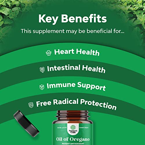 Pure Wild Oregano Oil Softgels - Oil of Oregano Softgels for Immu...