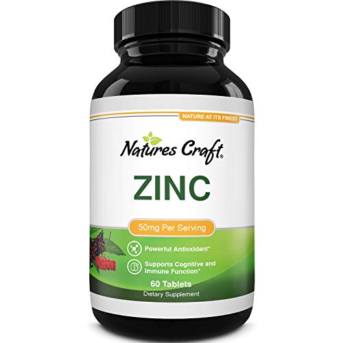 Pure Zinc Supplement 50 mg - Zinc Immune System Booster and Natur...