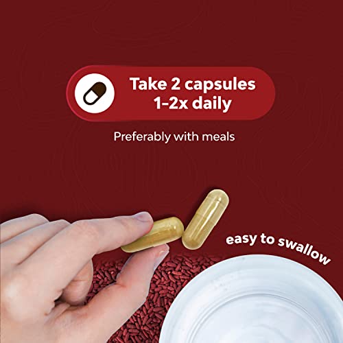 Red Yeast Rice with CoQ10 Supplement - Extra Strength Citrinin-Fr...