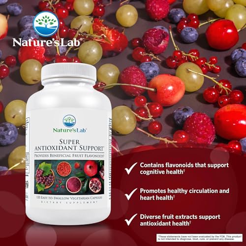Natures Lab Super Antioxidant Support - Resveratrol, Acai, Goji ...