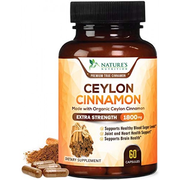 Certified Organic Ceylon Cinnamon Made with Organic Ceylon Cinna...