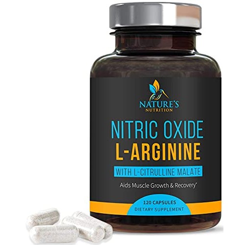 Extra Strength Nitric Oxide L-Arginine Supplement 2010mg - Citrul...