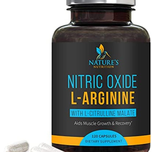 Extra Strength Nitric Oxide L-Arginine Supplement 2010mg - Citrul...