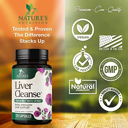 Gentle Liver Cleanse Detox & Repair Formula - 21 Herbal Liver Sup...